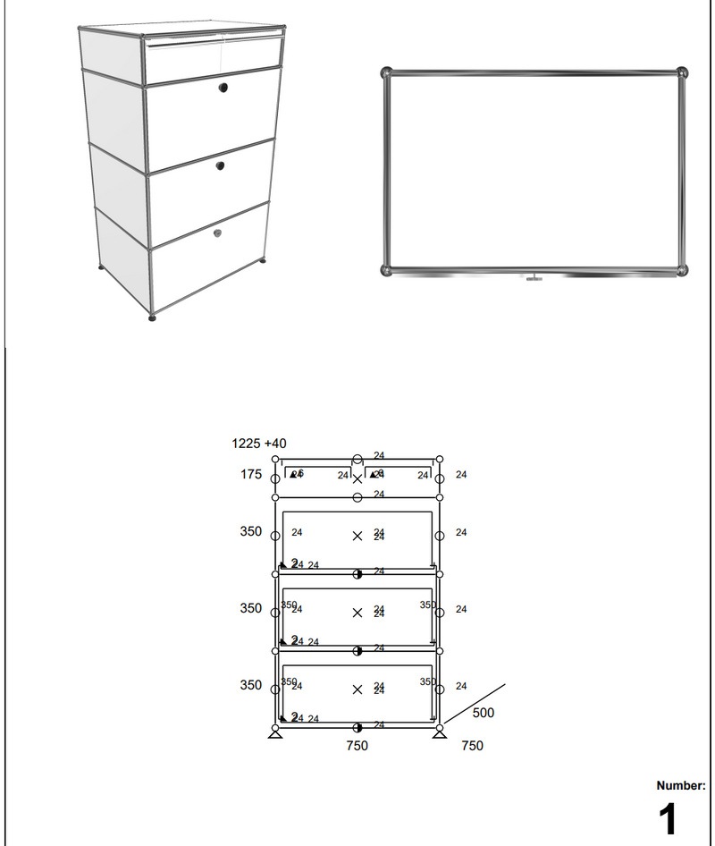 USM Haller Dresser 01