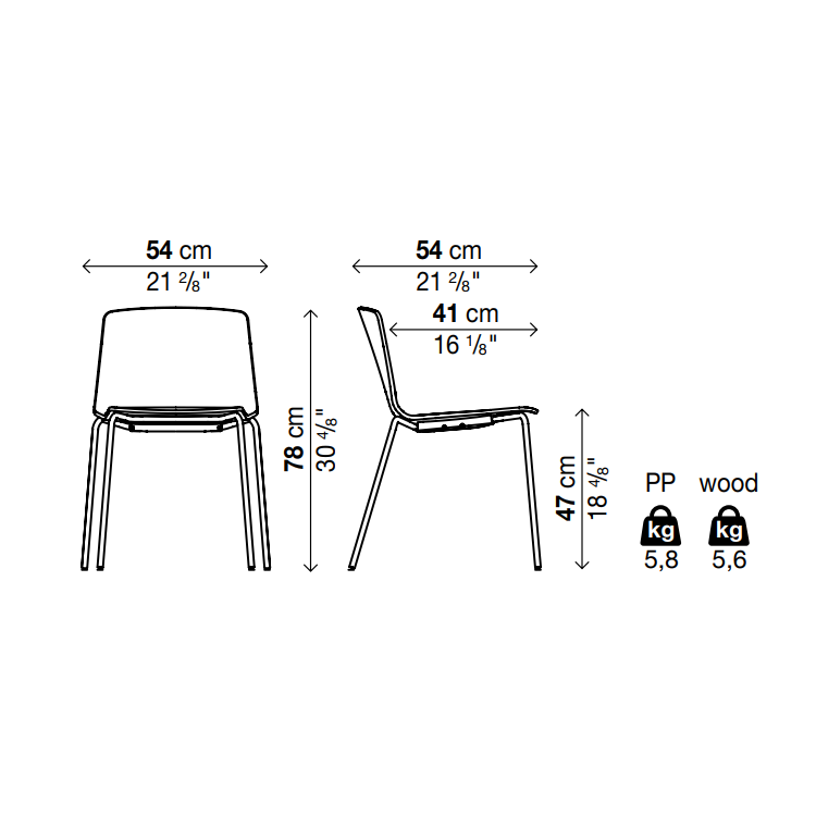 RAMA Four Legs Chair - MyConcept Hong Kong