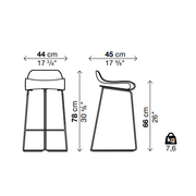 BCN Counter Stool - MyConcept Hong Kong