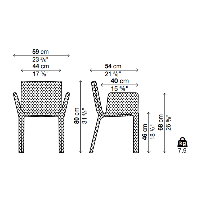 JOKO Chair with Armrests - MyConcept Hong Kong