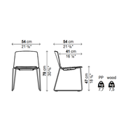 RAMA Chair Sled Base - MyConcept Hong Kong