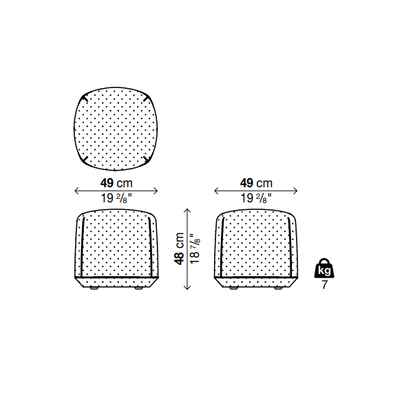 BRIONI Pouf - MyConcept Hong Kong