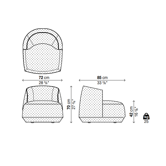 BRIONI-UP Armchair - MyConcept Hong Kong