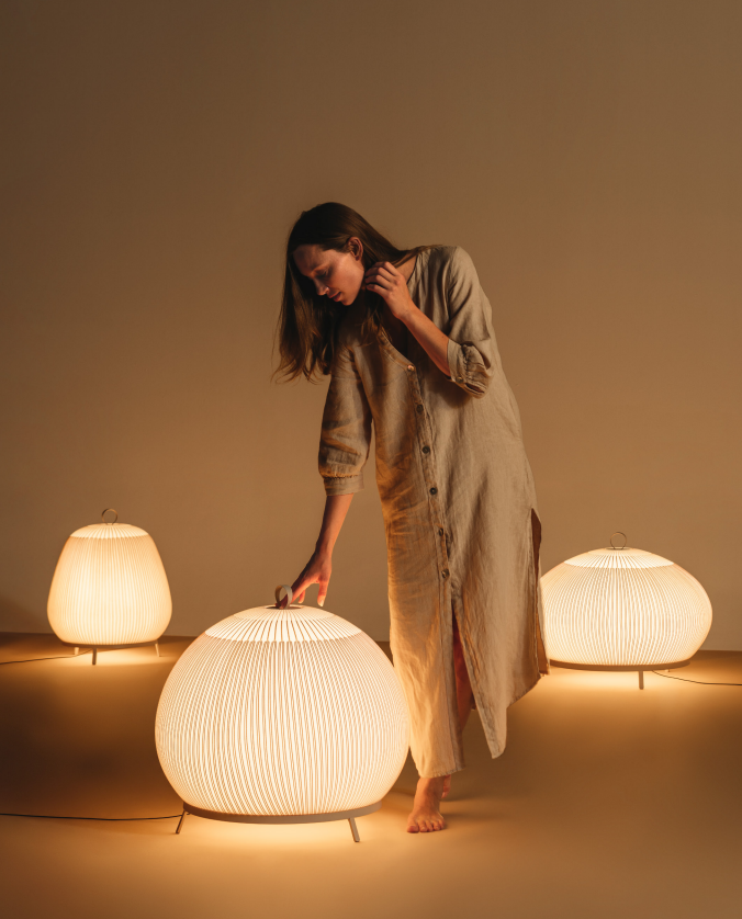 Knit Floor Lamp