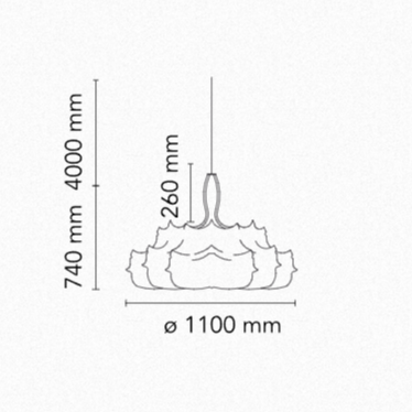 Flos Zeppelin 1 Suspension Lamp - MyConcept Hong Kong