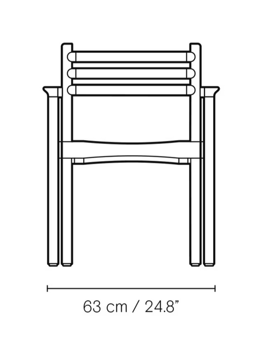 AH502 Outdoor Dining Chair with Armrest - MyConcept Hong Kong