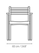 AH502 Outdoor Dining Chair with Armrest - MyConcept Hong Kong