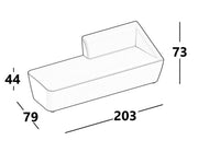 Amarcord AM14 Chaise Lounge Right Armrest - MyConcept Hong Kong