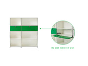 USM Haller Storage Cabinet 2x4 (2Doors) - MyConcept Hong Kong
