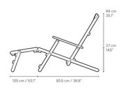 BM5565 Deck Chair With Footrest & Cushion - MyConcept Hong Kong