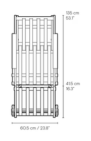 BM5565 Deck Chair With Footrest & Cushion - MyConcept Hong Kong
