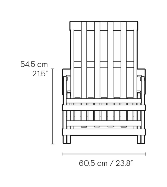 BM5568 Deck Chair With Cushion - MyConcept Hong Kong