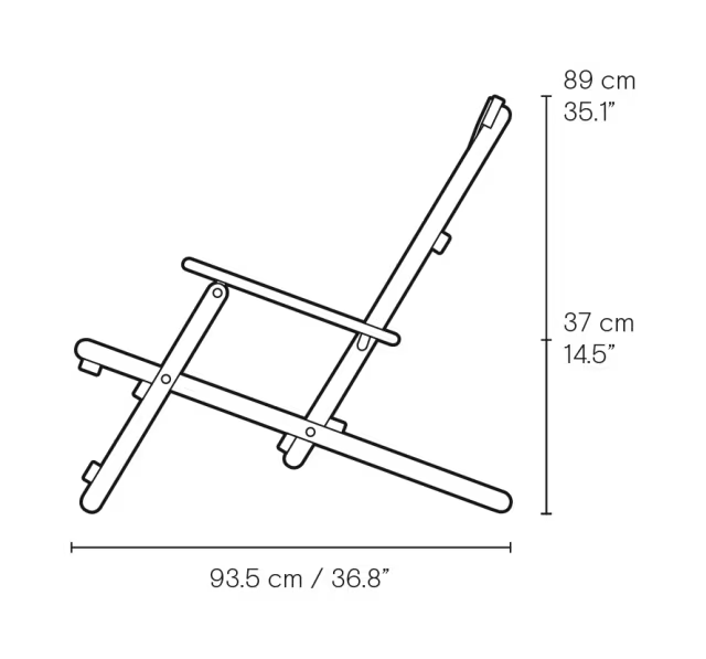 BM5568 Deck Chair With Cushion - MyConcept Hong Kong