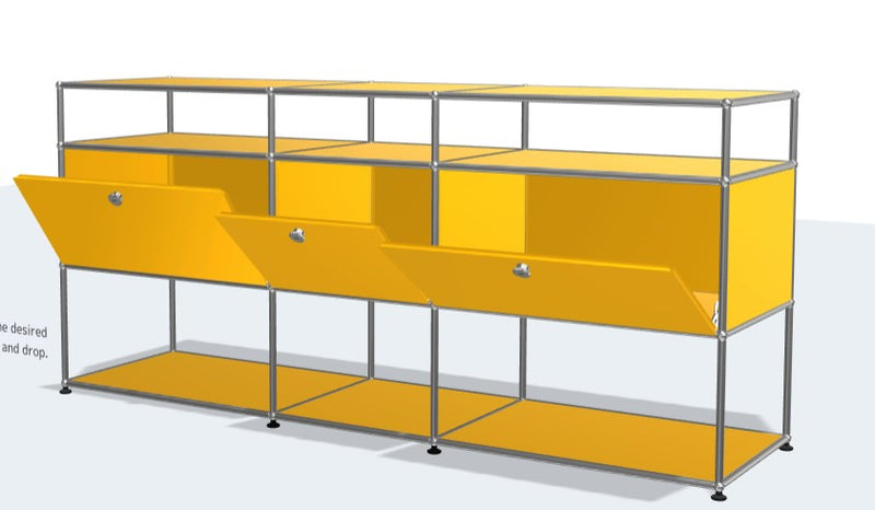 USM Haller Display 櫃 with drop down doors