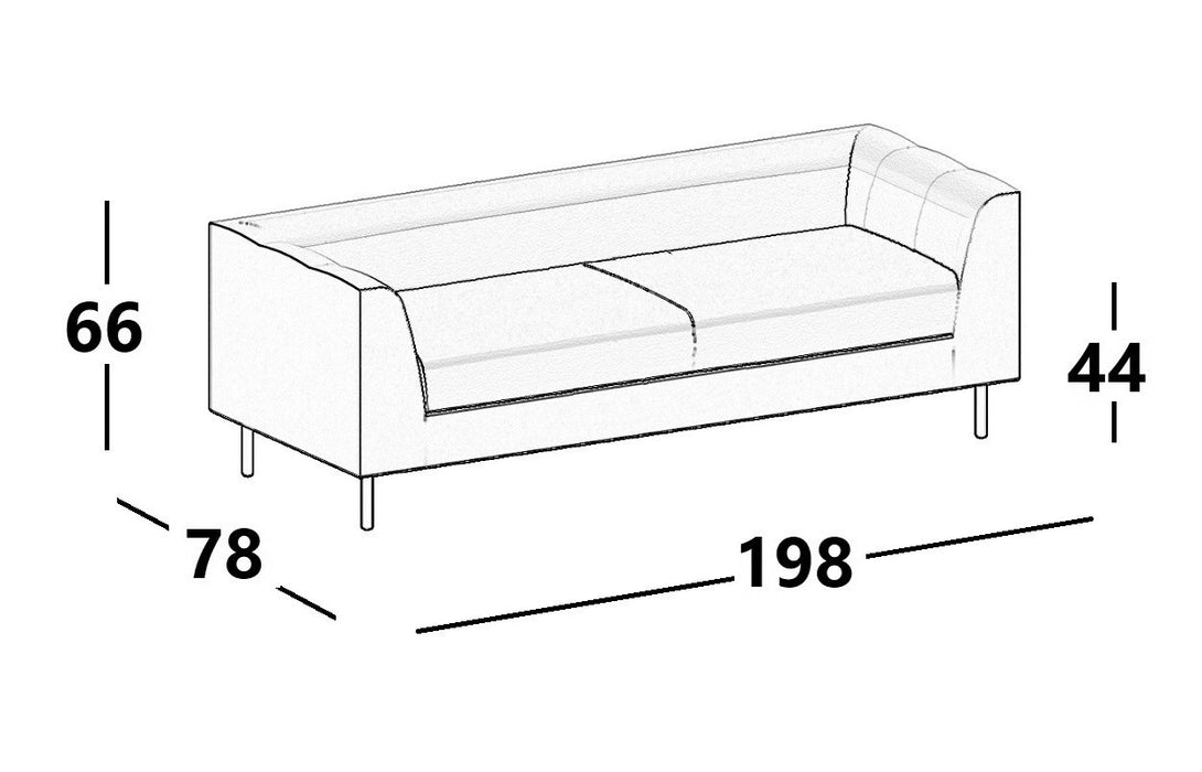 CUBE CU3 3seater Sofa - MyConcept Hong Kong