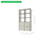 USM Haller Storage 2x5 (4Doors) - MyConcept Hong Kong