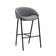 Wendelbo Folium Bar Stool, matching piping, Remix col. 143