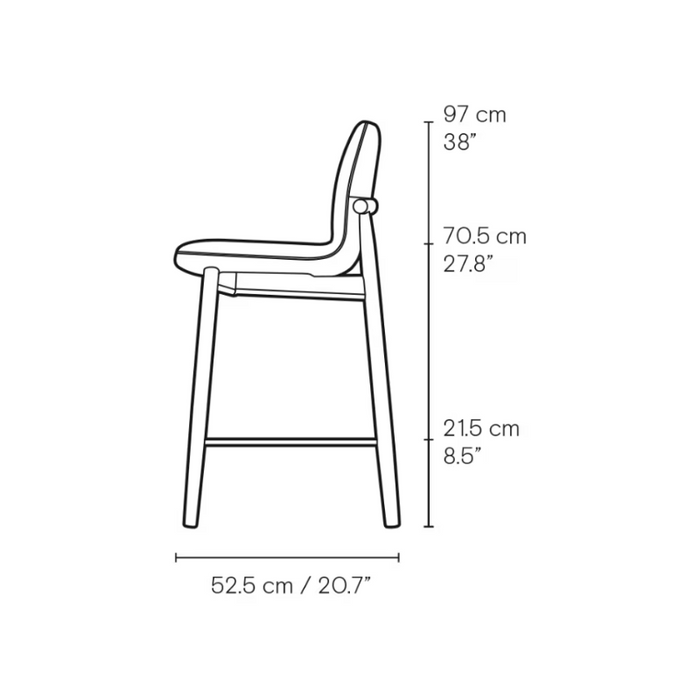 E007 Embrace Bar Stool - MyConcept Hong Kong