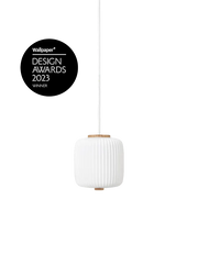 EK61 Opal Pendant Ø160mm Oak Oil Unlit