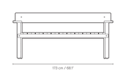 GL101 Timbur Outdoor Bench - MyConcept Hong Kong