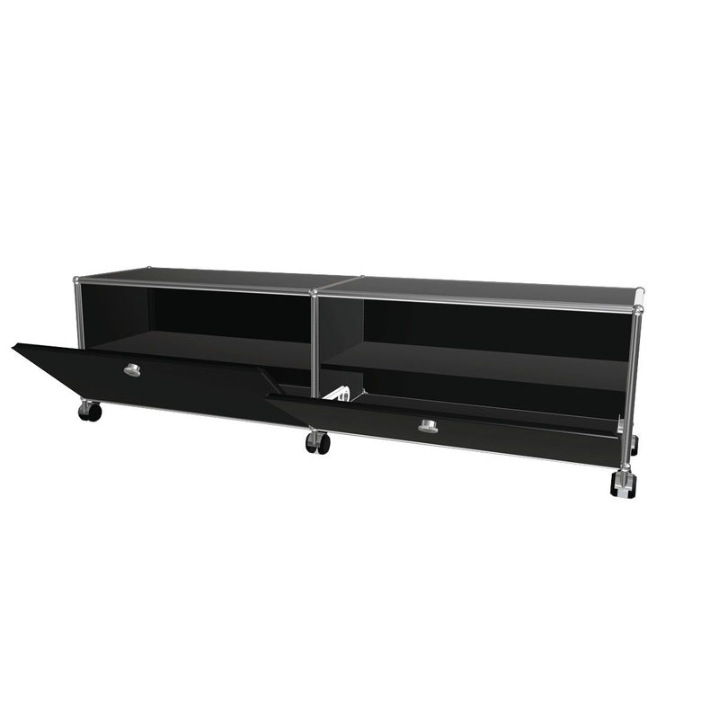 Haller TV Cabinet with Flap Doors / Wheels - MyConcept Hong Kong