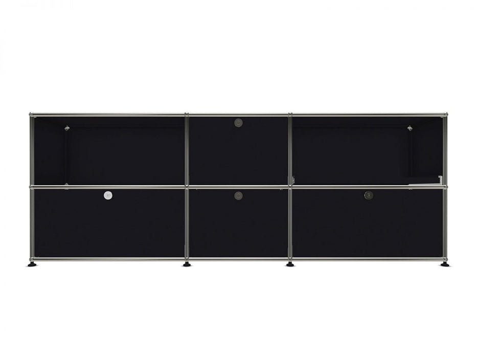 Haller Sideboard L with 2 Drawers, 2 Vasistas Doors and 1 Extension Shelf
