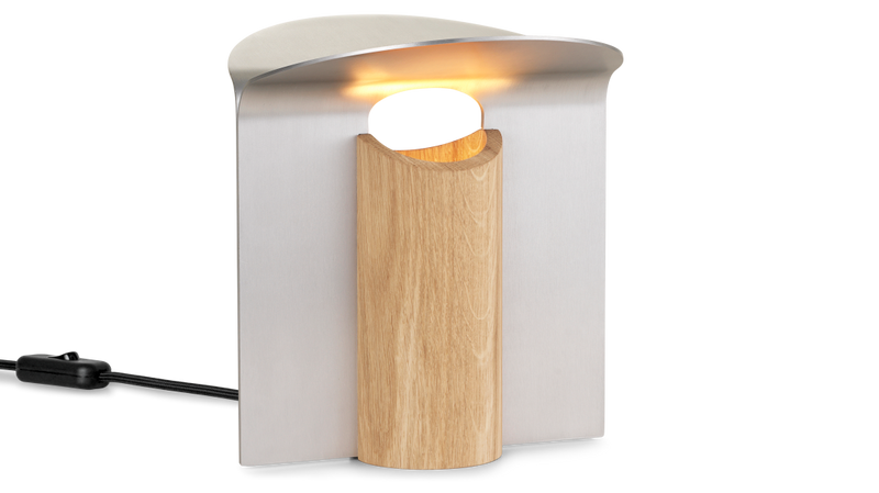 RF200 Petal Lamp Oak Aluminium