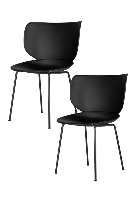 Hana Chairs Un-Upholstered Set of 2
