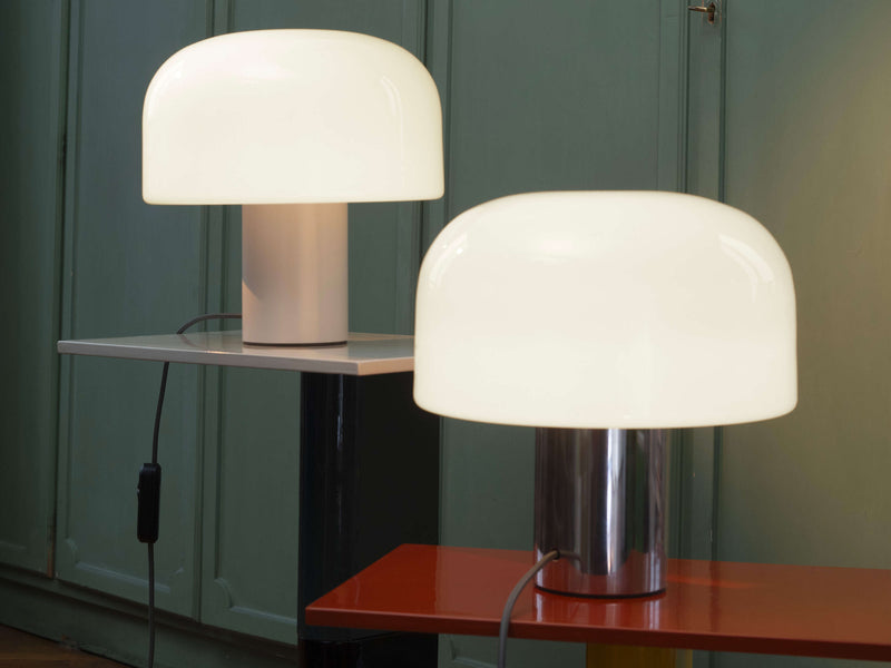 Flos Bellhop Glass T Table Lamps Bright Aluminum F1074064 - MyConcept Hong Kong