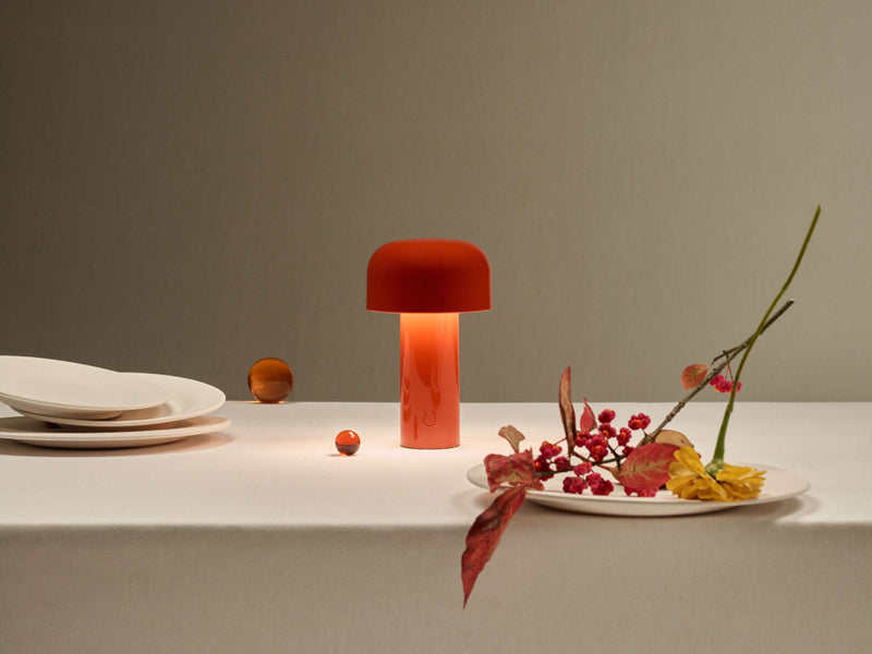 Flos Bellhop Battery Table Lamps Brick Red F1060075 - MyConcept Hong Kong