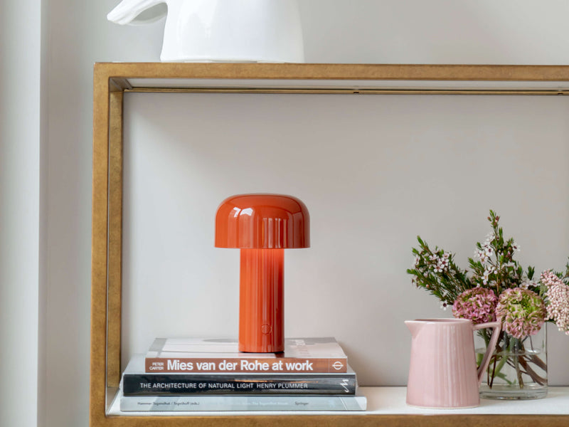 Flos Bellhop Battery Table Lamps Brick Red F1060075 - MyConcept Hong Kong