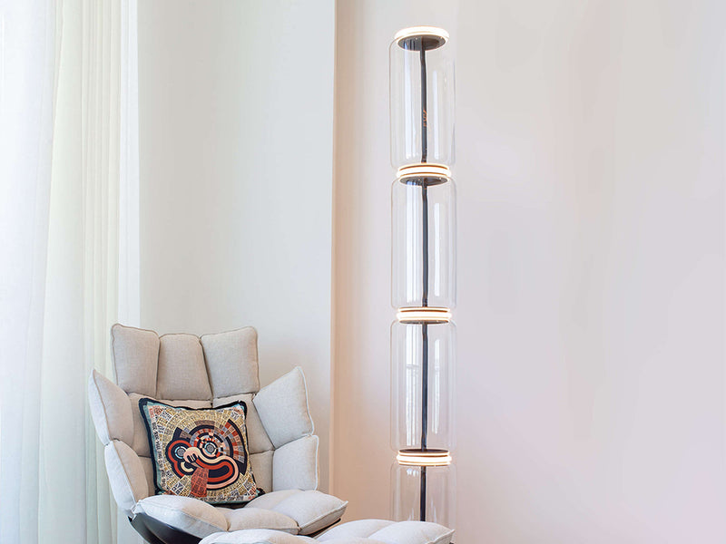 Flos Noctambule Low Cylinders Small Base Floor Lamp - MyConcept Hong Kong