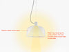 Flos Bellhop Glass S2 Suspension Lamp - MyConcept Hong Kong