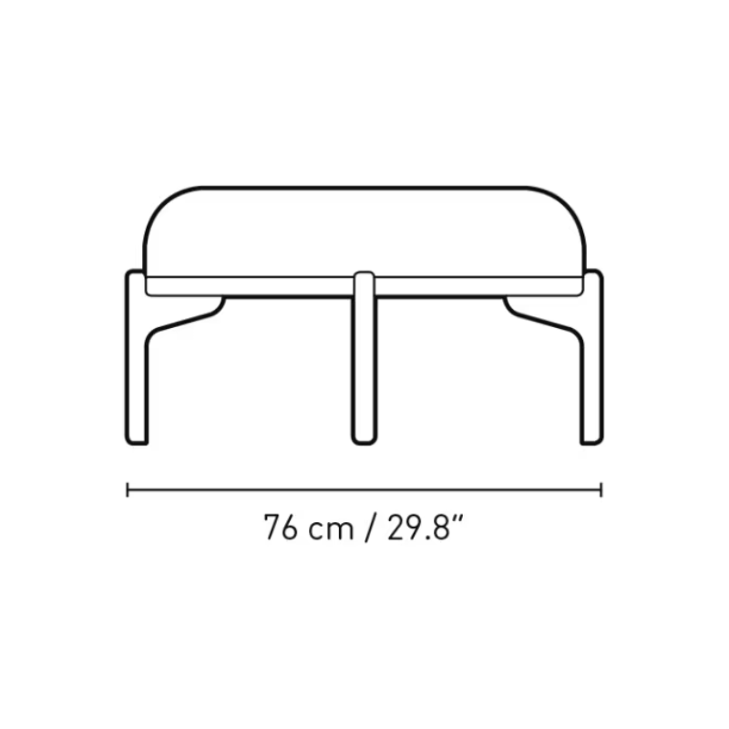 RF1903F Sideways Footstool - MyConcept Hong Kong