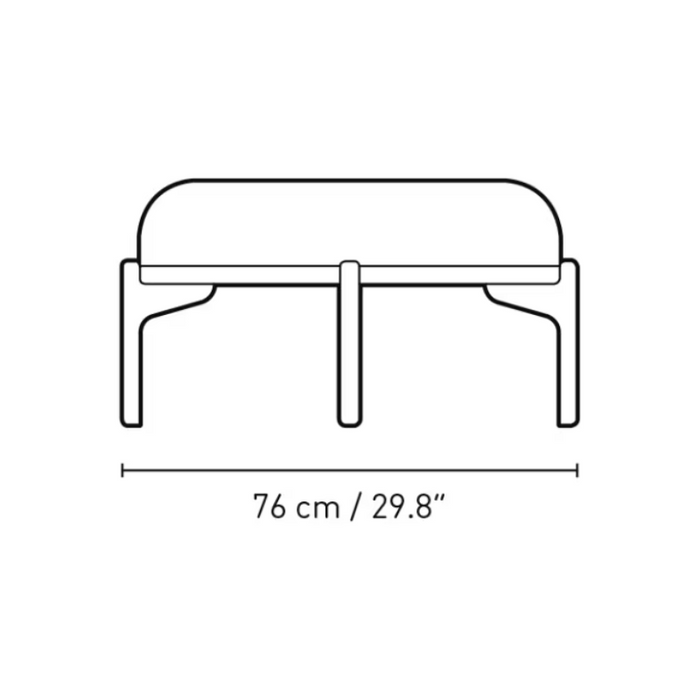 RF1903F Sideways Footstool - MyConcept Hong Kong