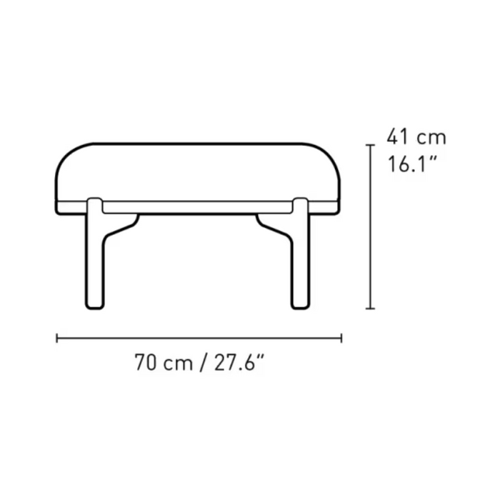 RF1903F Sideways Footstool - MyConcept Hong Kong