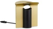 RF200 Petal Lamp Oak Black Brass