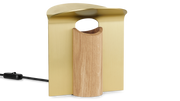 RF200 Petal Lamp Oak Oil Brass
