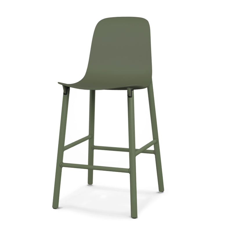 SHARKY Bar Stool (HIGH BACK) - Aluminium Base - MyConcept Hong Kong