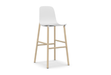SHARKY Counter Stool (HIGH BACK) - Wooden Base - MyConcept Hong Kong