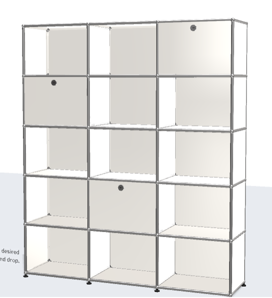 Haller Bookcase and Storage Unit H179