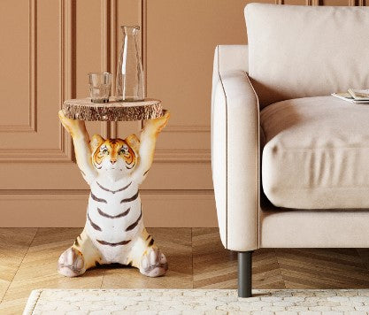 Side Table Animal Tiger Ø33cm - MyConcept Hong Kong
