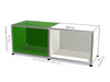 Haller Sideboard - Pure White + Green USM - MyConcept Hong Kong