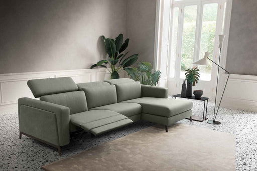 Wagner sofa by Nicoline Italia — electric recliner open, lifestyle