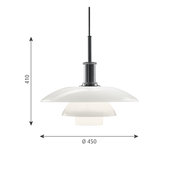 PH 4½-4 GLASS PENDANT - MyConcept Hong Kong