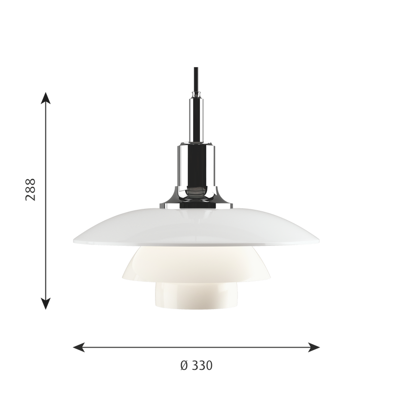 PH 3½-3 PENDANT GLASS - MyConcept Hong Kong