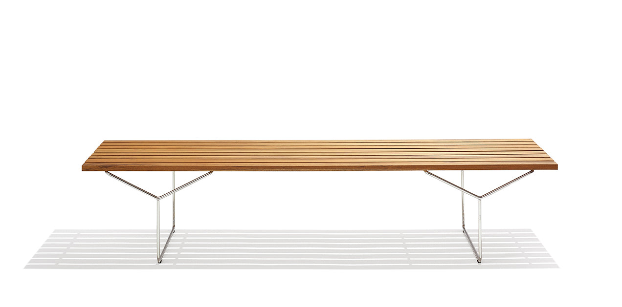 Bertoia Bench with Painted Slats