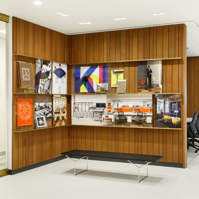 Bertoia Bench with Painted Slats - MyConcept Hong Kong