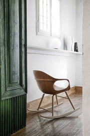 ELEPHANT Rocking Chair - Hide Upholstered Seat - MyConcept Hong Kong