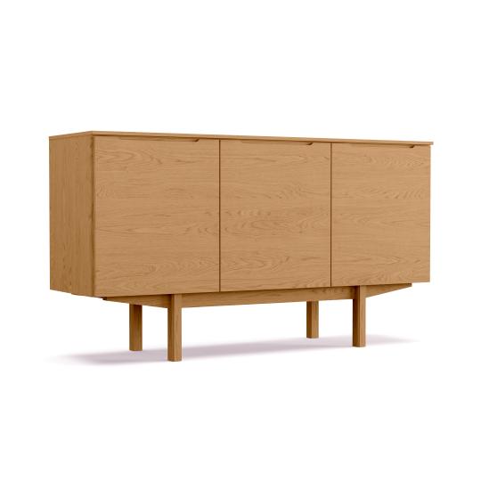 SM 304 Sideboard (3 doors / 1 long and Short Shelf / 1 Drawer)
